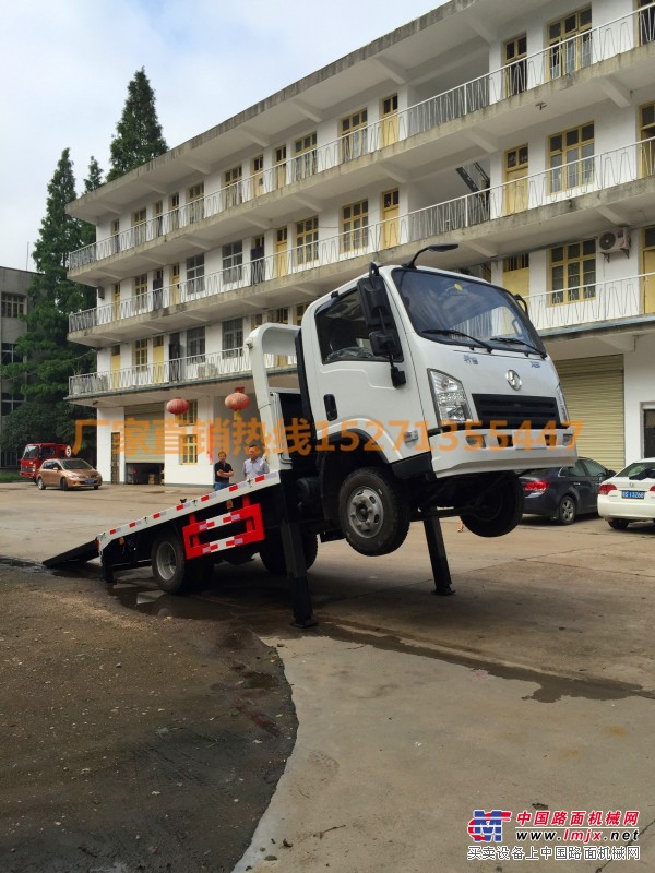 供應陝汽軒德小型多功能平板運輸車多功能工程機械運輸車拖車