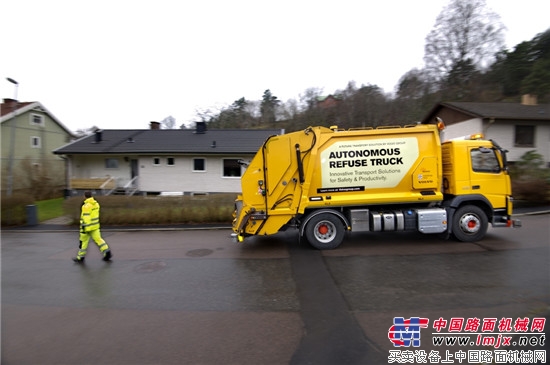 沃尔沃集团领先研发自动驾驶城市垃圾清运车