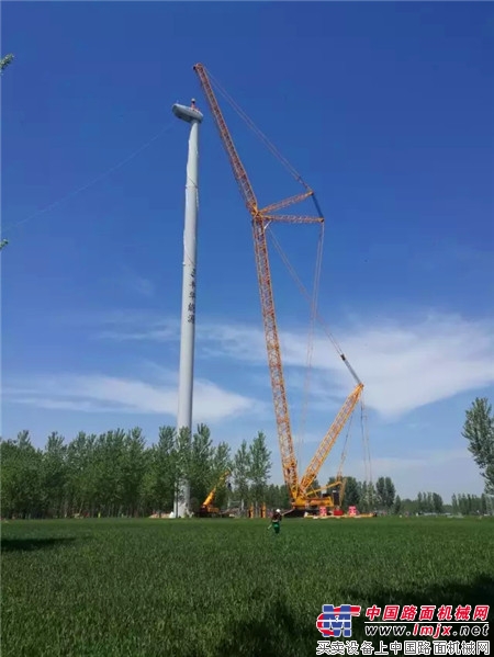 獻禮十九大∣見證徐工大噸位履帶起重機風電吊裝英姿