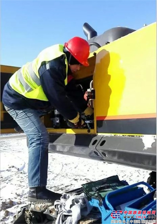 不畏寒风 无惧冰雪——韩俊林用行动诠释雷沃服务 