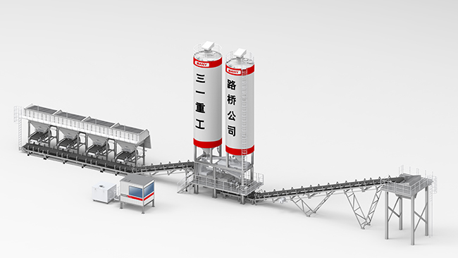 三一重工SWM600穩定土廠拌設備高清圖 - 外觀