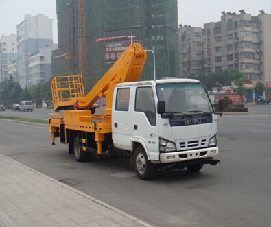 江特慶鈴伸縮臂雙排20米國四高空作業車{環保}高清圖 - 外觀