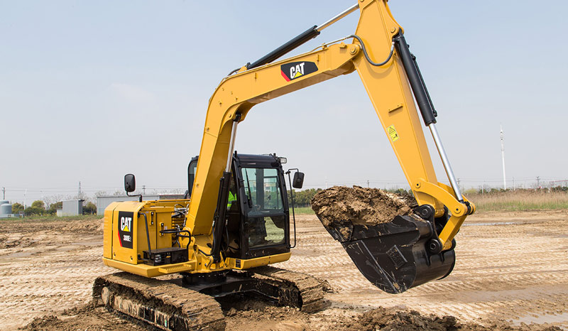 卡特彼勒308E2迷你型液壓挖掘機高清圖 - 外觀