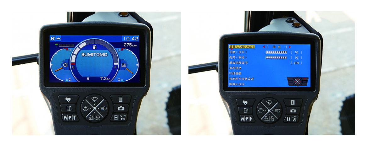 【多圖】住友SH210-6挖掘機全彩顯示屏細節圖_高清圖