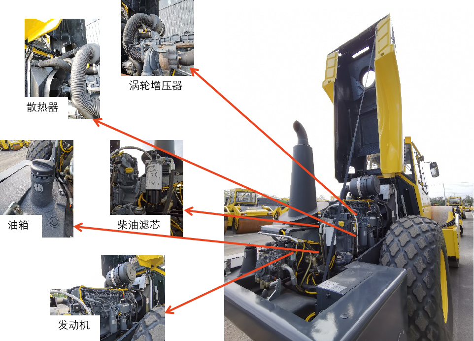 【多圖】寶馬格 BW220D-40壓路機開蓋細節圖_高清圖