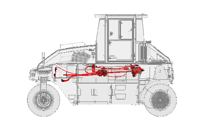 【多圖】山推SRT30H-C6膠輪壓路機液壓係統細節圖_高清圖