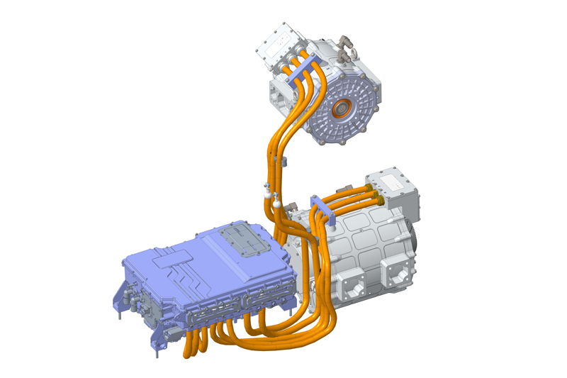 【多圖】【VR全景展示】山推LE60-X3電動裝載機電機電控係統細節圖_高清圖