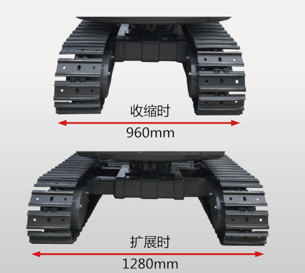 【多圖】KATO加藤HD18VX挖掘機履帶可伸縮細節圖_高清圖