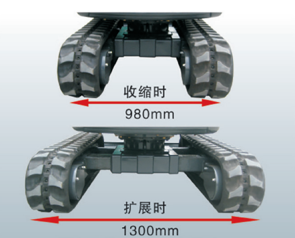 【多圖】KATO加藤HD20VXT挖掘機履帶可伸縮細節圖_高清圖