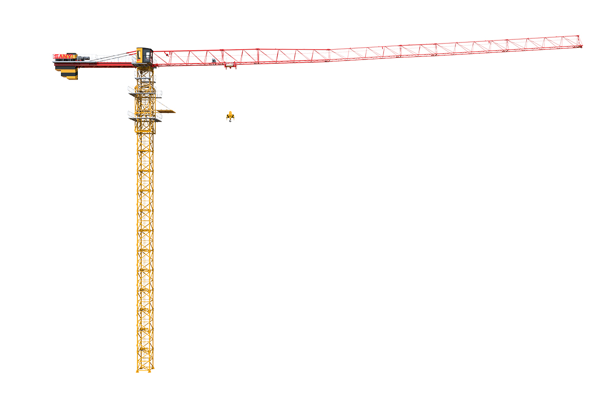 三一重工 SFT100（T6013-6C2） 平頭塔式起重機高清圖 - 外觀