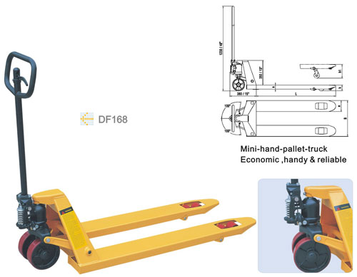 諾力DF168手動搬運車高清圖 - 外觀